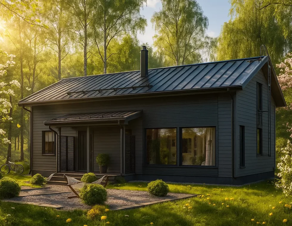 2-х этажный каркасный дом с котельной КД-280 фото