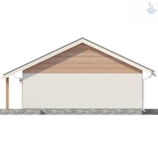 КД-150: одноэтажный дом с котельной и террасой