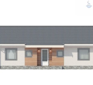 КД-150: одноэтажный дом с котельной и террасой