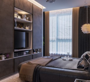 КД-340: одноэтажный каркасный дом с двускатной кровлей и террасой