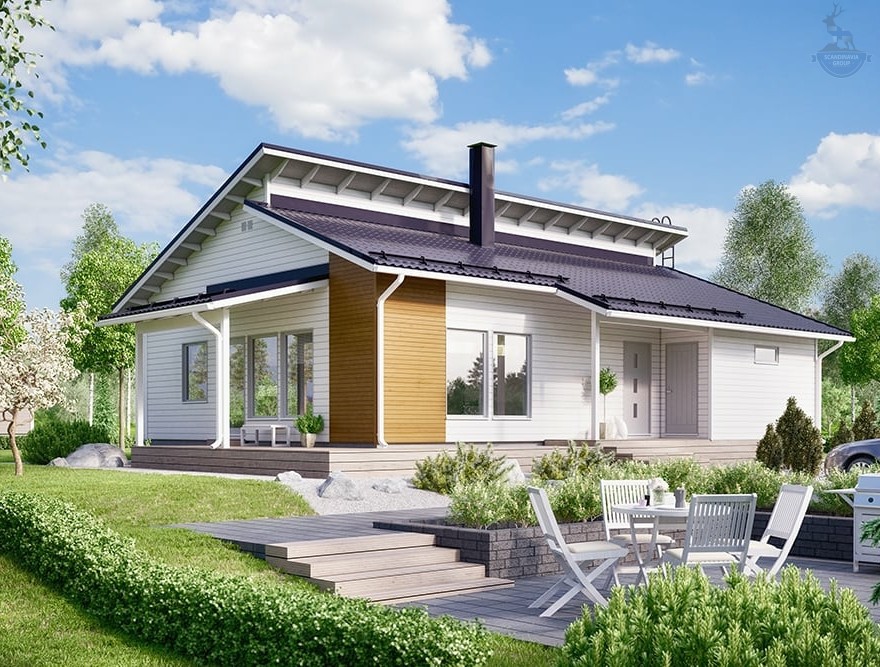 проект каркасного дома кд 350 1