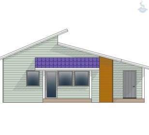 проект каркасного дома кд 350 4