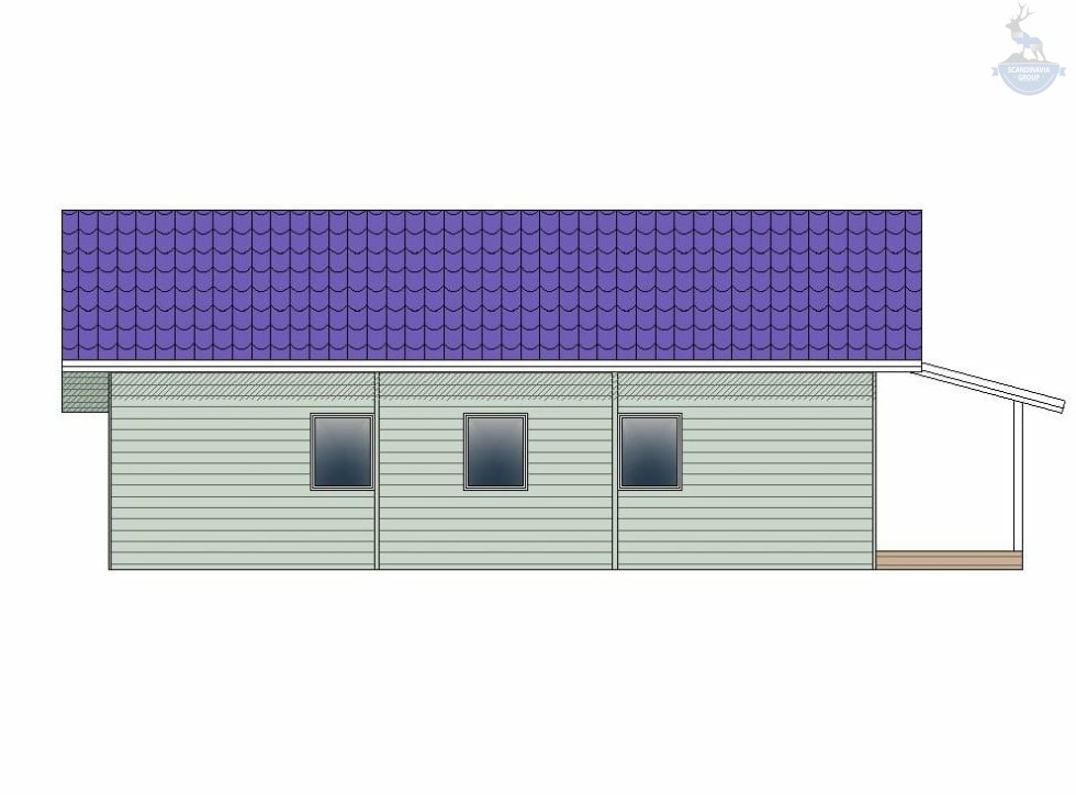 проект каркасного дома кд 350 5