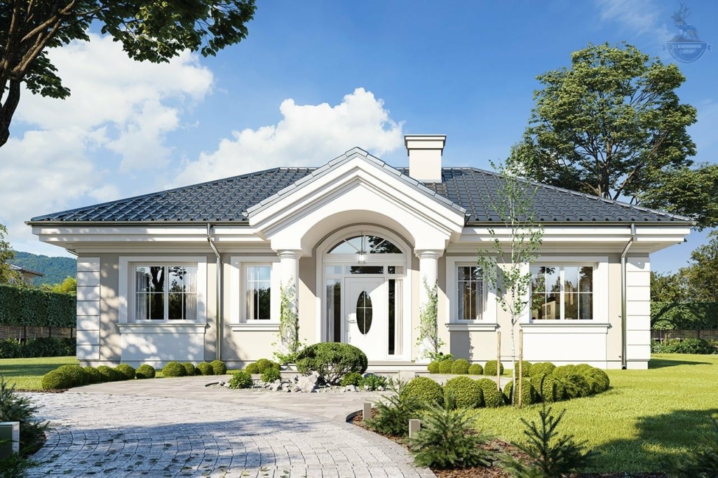 Каркасный дом в английском стиле