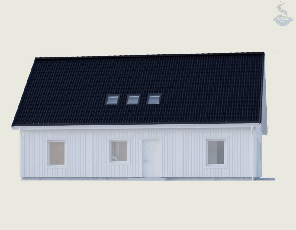 КД-530: 2-х этажный каркасный дом с котельной