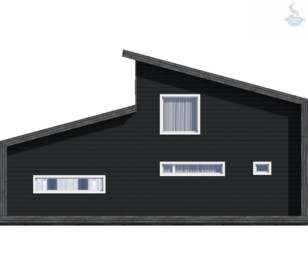 КД-780: двухэтажный каркасный дом с сауной