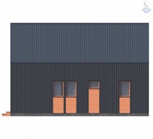 КД-970: каркасный дом с мансардой и вторым светом