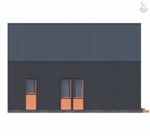 КД-970: каркасный дом с мансардой и вторым светом