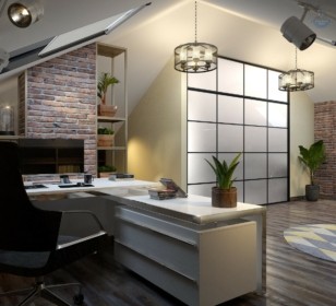 КД-220: каркасный дом с мансардой и антресолью