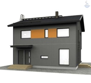 КД 480: двухэтажный каркасный дом с балконом