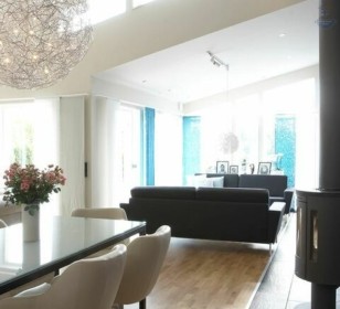 КД-610: одноэтажный каркасный дом с открытой террасой