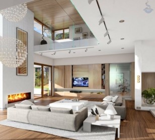 КД-370: двухэтажный каркасный дом с гаражем