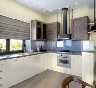 КД-400: двухэтажный каркасный дом с мансардой и гаражом