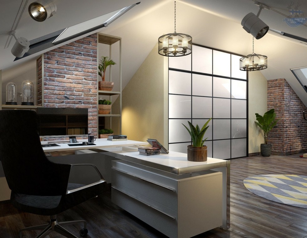 КД-400: двухэтажный каркасный дом с мансардой и гаражом