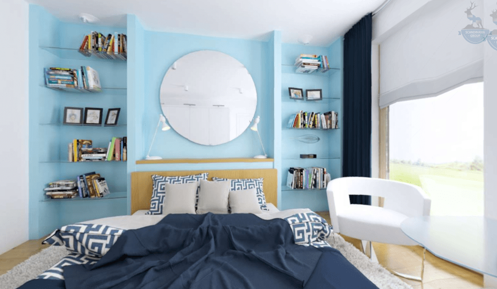 КД-640: одноэтажный каркасный дом с плоской крышей