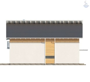 КД-890: 2-х этажный каркасный дом с балконом и террасой