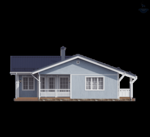 КД-920: стильный, уютный и функциональный одноэтажный каркасный дом