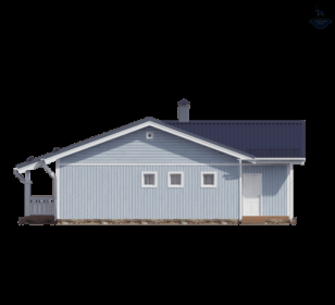 КД-920: стильный, уютный и функциональный одноэтажный каркасный дом