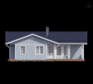 КД-920: стильный, уютный и функциональный одноэтажный каркасный дом