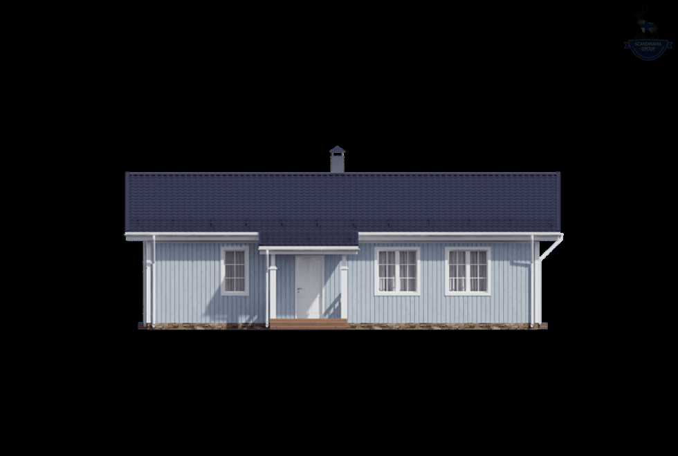 КД-920: стильный, уютный и функциональный одноэтажный каркасный дом