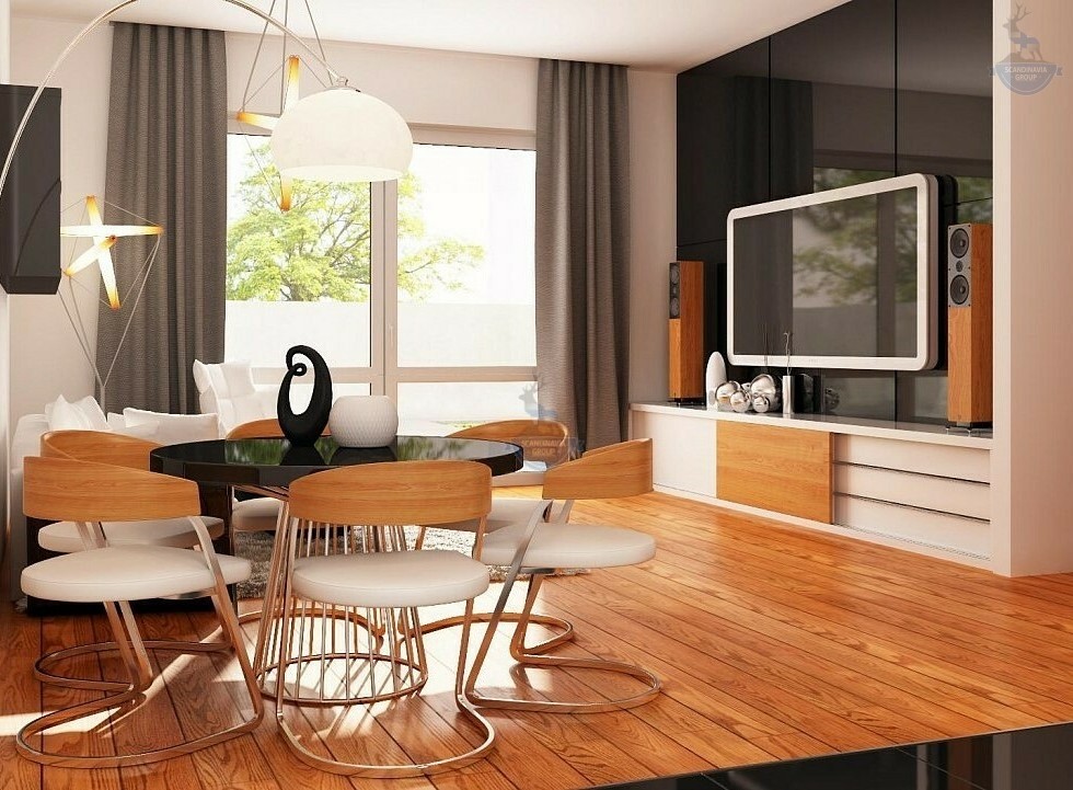 КД-240: одноэтажный каркасный дом с крытой террасой