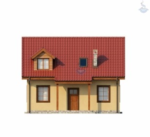 КД-260: каркасный дом с мансардой