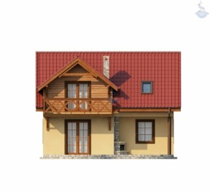 КД-260: каркасный дом с мансардой