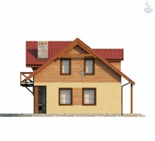 КД-260: каркасный дом с мансардой