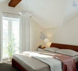 КД-260: каркасный дом с мансардой