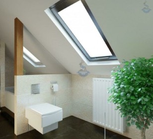 КД-260: каркасный дом с мансардой