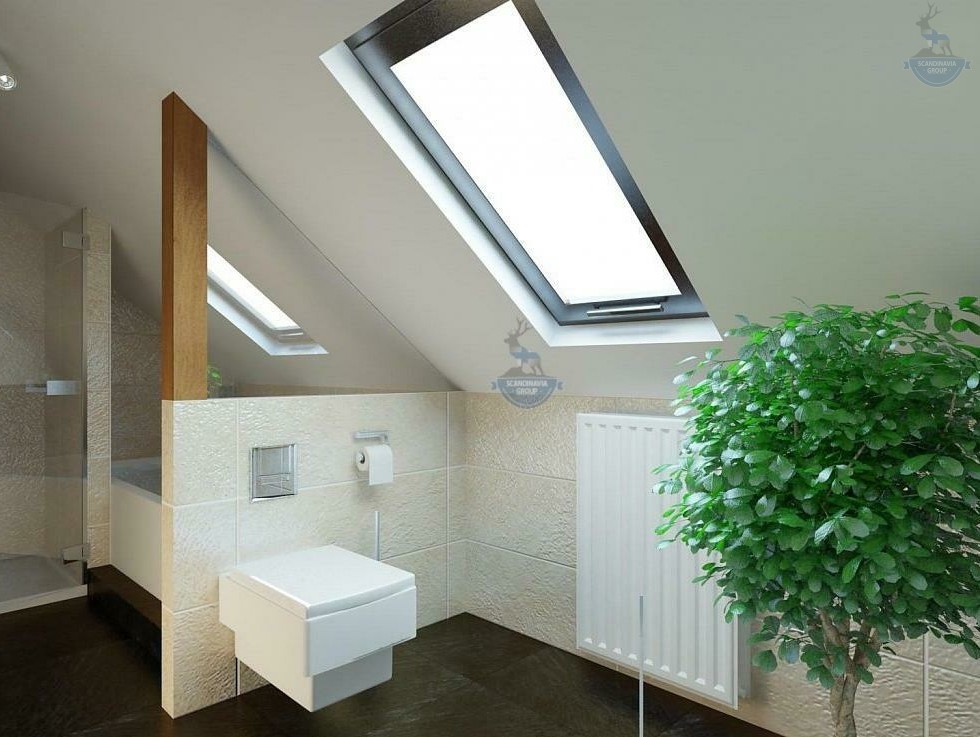 КД-260: каркасный дом с мансардой