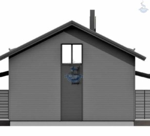 КД-280: 2-х этажный каркасный дом с котельной
