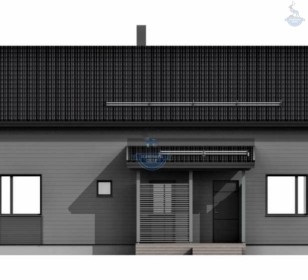 КД-280: 2-х этажный каркасный дом с котельной