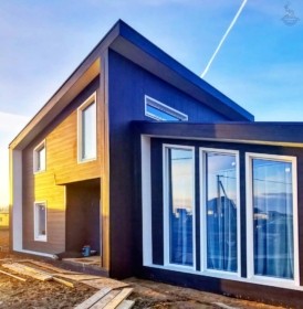 двухэтажный каркасный дом