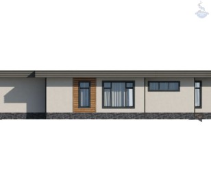 КД-1020: современный каркасный дом с плоской крышей