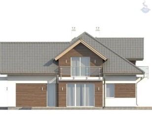 КД-200: двухэтажный каркасный дом