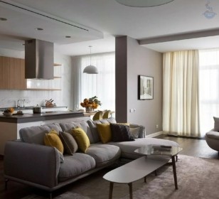 КД-1020: современный каркасный дом с плоской крышей