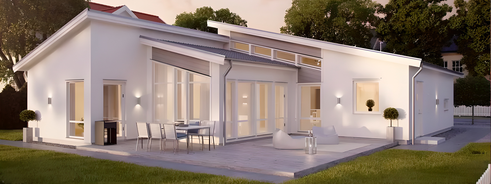 каркасные дома в средиземноморском стиле