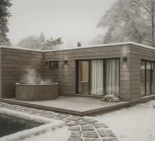 Каркасная бана по проекту КБ-10