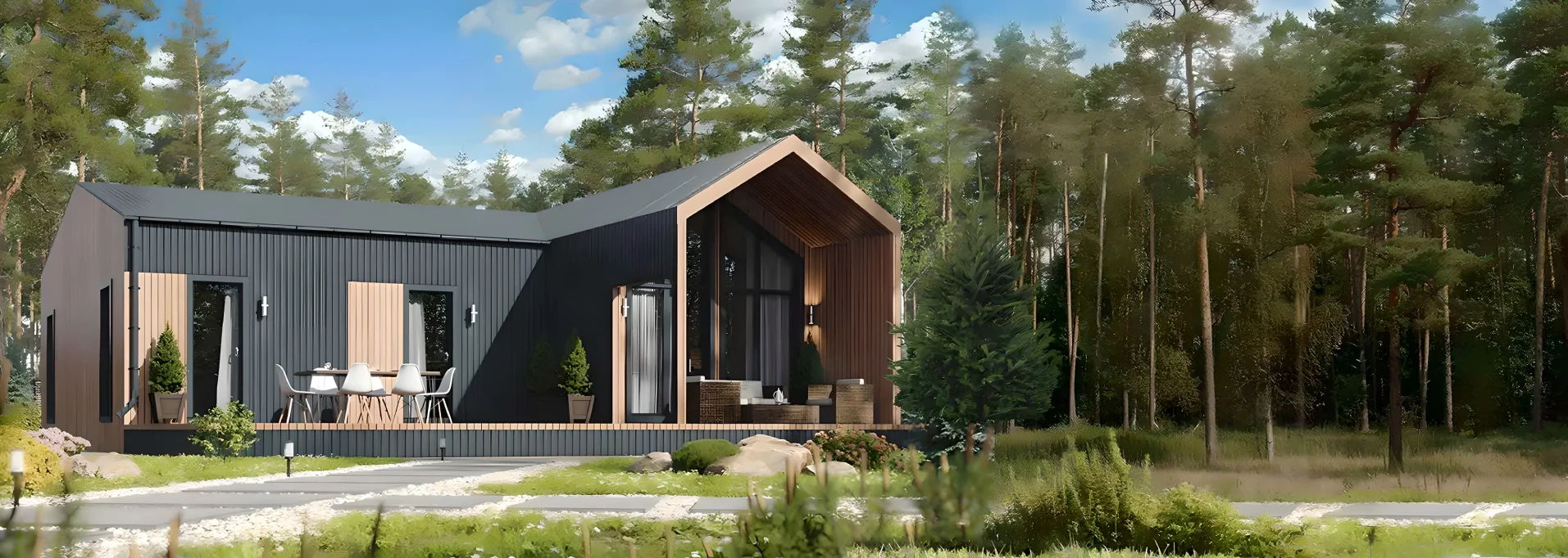 барнхаус с сауной