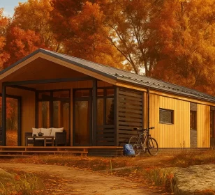 КД-860: одноэтажный каркасный дом с открытой верандой и сауной