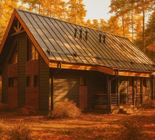 Двухэтажный каркасный дом с высокими потолками КД-800 фото 2