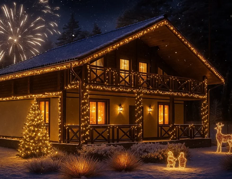 Двухэтажный каркасный дом с балконом и двумя террасами КД-270 фото 2