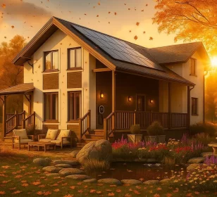 Двухэтажный каркасный дом с двумя входами КД-110 фото 2