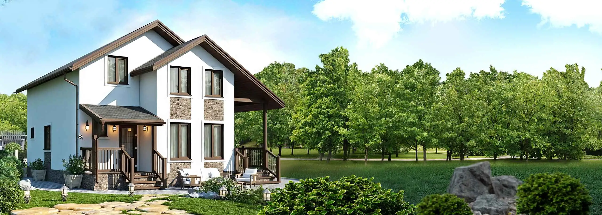 Каркасные дома без отделки