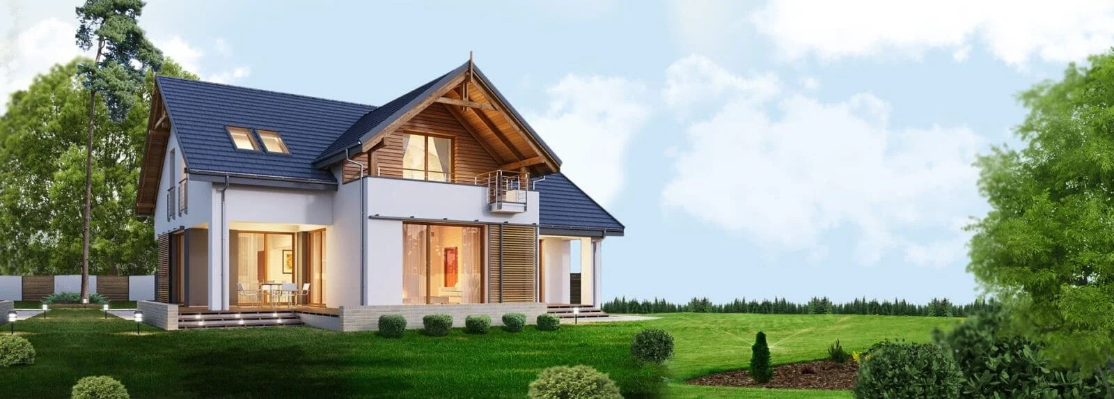 Каркасные дома в стиле минимализм