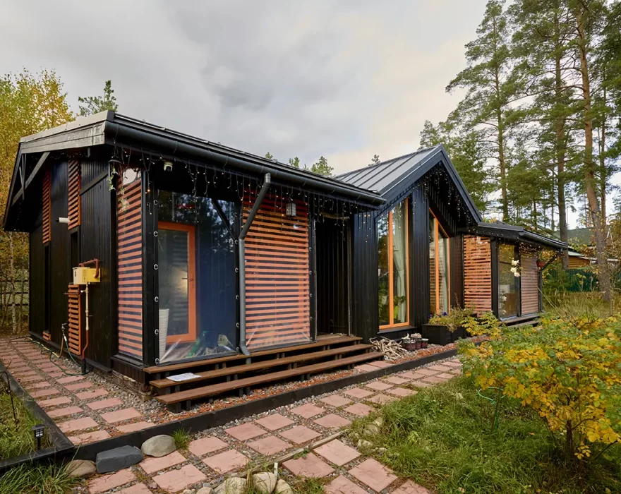 Каркасный дом КД-790 экстерьер