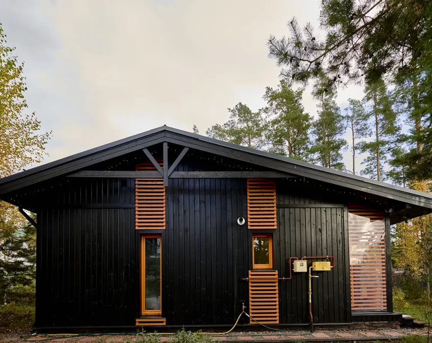 Каркасный дом КД-790 экстерьер