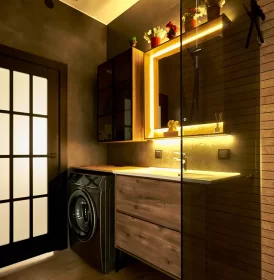 Каркасный дом КД-790 интерьер (душевая)