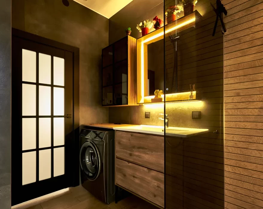 Каркасный дом КД-790 интерьер (душевая)